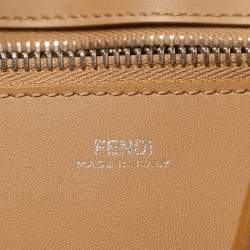 Pre Owned Fendi Beige Leather Hypnoteyes Shopping Tote