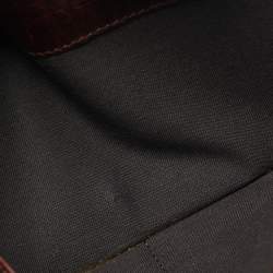 Fendi Brown Leather Flap Continental Wallet