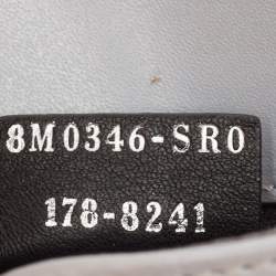 Fendi Grey Leather Studded Wallet On Chain