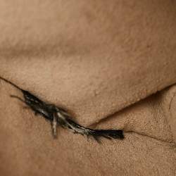 Pre Owned Fendi Black/Brown FF Leather Medium Kan I Shoulder Bag