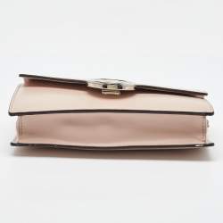 Fendi Blush Pink Leather F is Fendi Medium Envelope Wallet On Chain