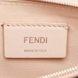 Fendi Blush Pink Leather F is Fendi Medium Envelope Wallet On Chain
