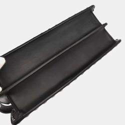 Fendi Black Leather Peekaboo ISeeU Handbag