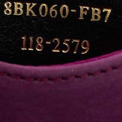 مملوكة مسبقًا Fendi Purple Iridescent Nubuck Mini Baguette Bag