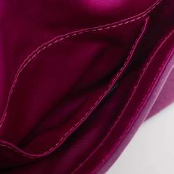 مملوكة مسبقًا Fendi Purple Iridescent Nubuck Mini Baguette Bag