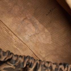 مملوكة مسبقًا Fendi Tobacco Zucca Canvas and Leather Magic Bag