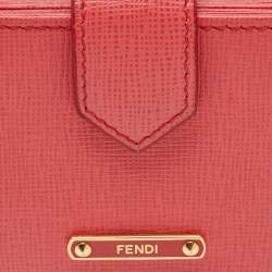 Fendi Multicolor Leather Elite Accordion Card Case