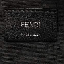 Pre Owned Fendi Multicolor Leather Mini By The Way Studded Flower Crossbody Bag            