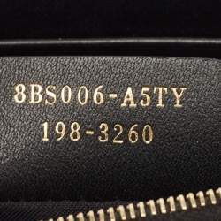 Pre Owned Fendi Brown/Black FF Leather F is Fendi Wallet On Chain