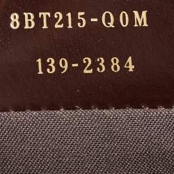 Pre Owned Fendi Tobacco Zucca Canvas Flap Crossbody Bag