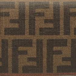 مملوكة مسبقًا Fendi Tobacco Zucca Coated Canvas Continental Wallet