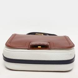 Pre Owned Fendi Multicolor Leather Shoulder Bag