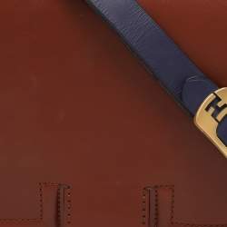 Pre Owned Fendi Multicolor Leather Shoulder Bag