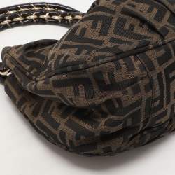 Pre Owned حقيبة يد فندي ميا كانفاس وزكا توباكو