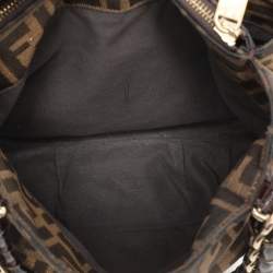 Pre Owned حقيبة يد فندي ميا كانفاس وزكا توباكو