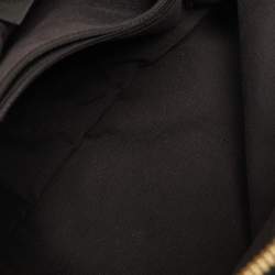 Pre Owned Fendi Black Pebbled Leather Large Chameleon Satchel