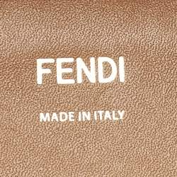 Fendi Brown Leather Large Sunshine Shopper Tote