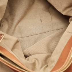 Pre Owned Fendi Brown Leather Large Mia Shoulder Bag