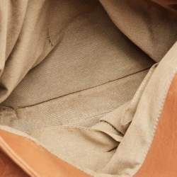 Pre Owned Fendi Brown Leather Large Mia Shoulder Bag