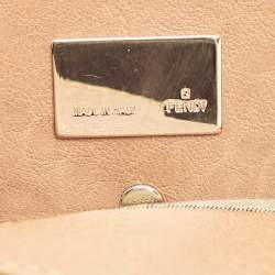 Pre Owned Fendi Brown Leather Large Mia Shoulder Bag