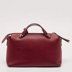 Fendi Red Leather Small By The Way Bag
