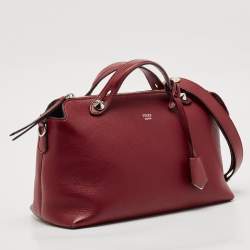 Fendi Red Leather Small By The Way Bag