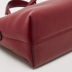 Fendi Red Leather Small By The Way Bag