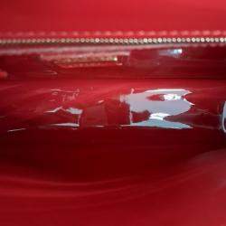 Fendi Red Patent Leather Peekaboo Mini Satchel Bag
