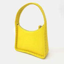 Fendi Yellow Leather Fendessence Mini Hobo Bag