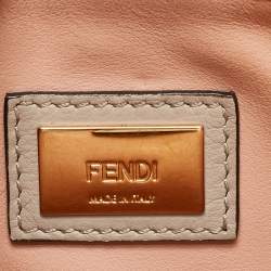 Fendi Light Beige Leather Small 2Jours Tote