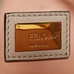 Fendi Light Beige Leather Small 2Jours Tote