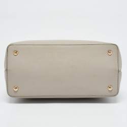 Fendi Light Beige Leather Small 2Jours Tote