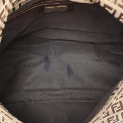 مملوكة مسبقًا Fendi Brown Zucca Canvas and Leather Mama Forever Shoulder Bag
