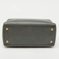 Fendi Grey Leather Small 2Jours Tote