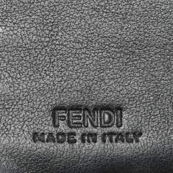 Fendi Black Leather By The Way Bifold Wallet