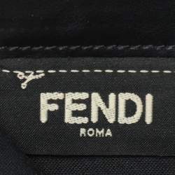 Fendi Black Leather By The Way Bifold Wallet