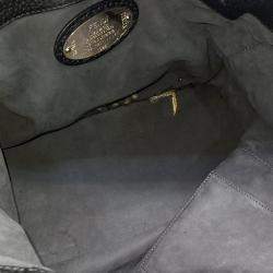 Fendi Black Leather Selleria Anna Bag
