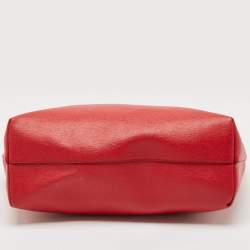 Fendi Red Leather Monster Roll Tote