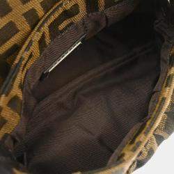 Fendi Brown Canvas Zucca Handbag
