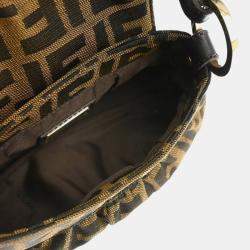 Fendi Brown Canvas Zucca Handbag