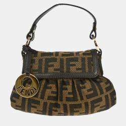 Fendi Brown Canvas Zucca Handbag