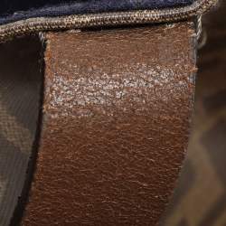Fendi x Fila Brown Zucca Coated Fabric Large FF 1974 Mania Shopping Tote