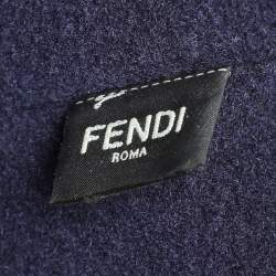 Fendi x Fila Brown Zucca Coated Fabric Large FF 1974 Mania Shopping Tote