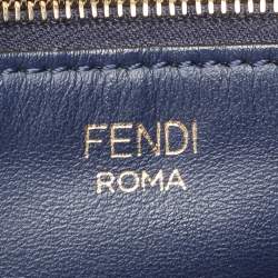 Fendi x Fila Brown Zucca Coated Fabric Large FF 1974 Mania Shopping Tote
