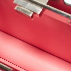 Fendi Pink Patent Leather Medium Peekaboo Cut Bag