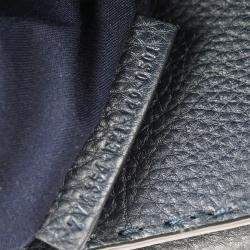 Fendi Grey Leather Peekaboo Fit Handbag 