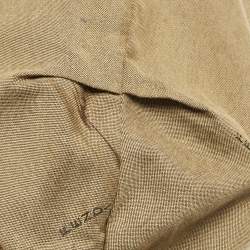 Pre Owned Fendi Tobacco Zucca Canvas Chef Chain Hobo