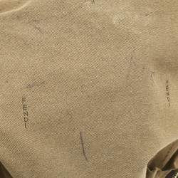 Pre Owned Fendi Tobacco Zucca Canvas Chef Chain Hobo