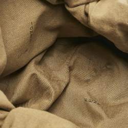 Pre Owned Fendi Tobacco Zucca Canvas Chef Chain Hobo