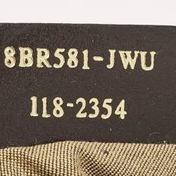 Pre Owned Fendi Tobacco Zucca Canvas Chef Chain Hobo